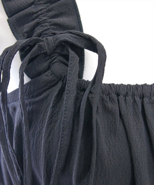 clear（クリア）の「リボンフリルキャミワンピース[着回し力抜群 ガーリー レイヤード]≪SS新作≫（ワンピース・レディース・ブラウン系その他/ブラック/レッド系その他3・F）」の14枚目の写真