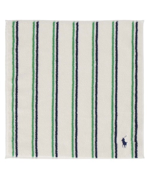 POLO RALPH LAUREN（ポロ ラルフ ローレン）の「メンズ タオルハンカチ ラージサイズ（ハンカチ/ハンドタオル・メンズ・ネイビー/アイボリー/サックスブルー・FREE）」の6枚目の写真