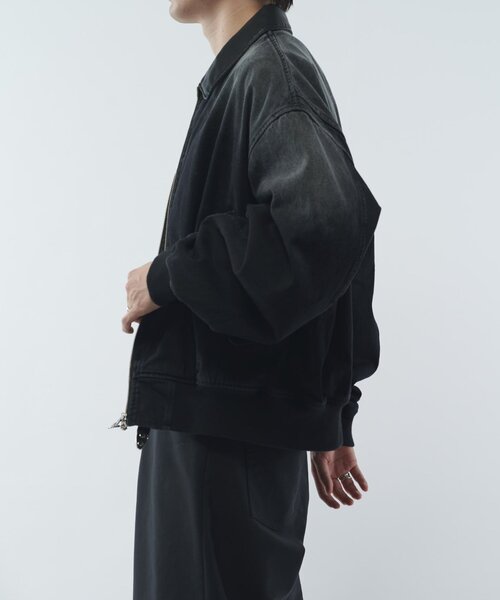 【新品・タグあり】Lui’s レザーカラーデニムボンバージャケット レザーカラーデニムボンバージャケット（デニムジャケット