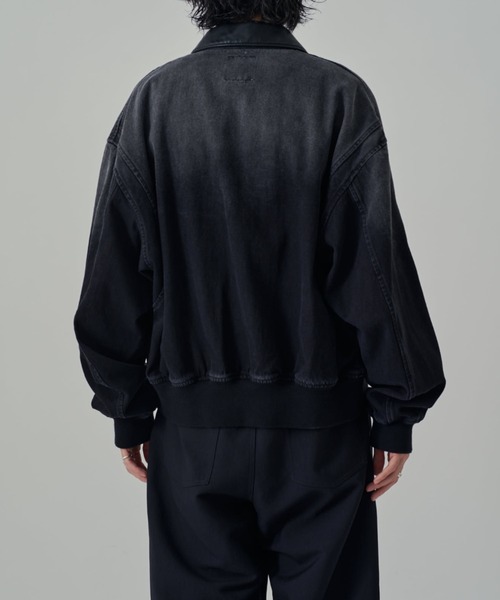 【新品・タグあり】Lui’s レザーカラーデニムボンバージャケット レザーカラーデニムボンバージャケット（デニムジャケット）｜Lui's