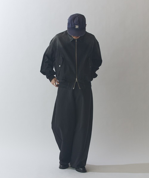 Lui's（ルイス）の「レザーカラーデニムボンバージャケット（デニムジャケット・メンズ・ブラウン/ブラック・M/S）」の20枚目の写真