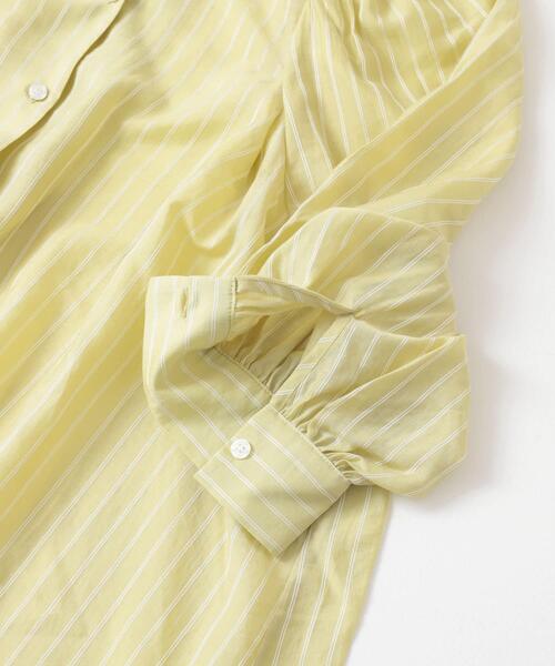KBF（ケイビーエフ）の「ボリュームスリーブストライプミニワンピース（ワンピース・レディース・イエロー系その他/ホワイト系その他/ブルー系その他・ONE）」の22枚目の写真