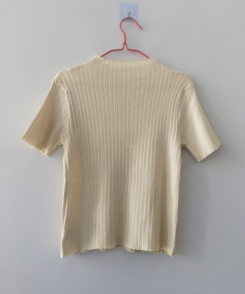 Miniministore(ミニミニストア)の「ニットトップス レディース 韓国風 無地(ニット/セーター・レディース・ホワイト/グリーン/ベージュ/ブラック・FREE)」の9枚目の写真