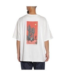 CALEE(�L�����[)��× MIHO MURAKAMI DROP SHOULDER PRINT TEE(T�V���c/�J�b�g�\�[)