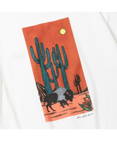 CALEE（キャリー）の「× MIHO MURAKAMI DROP SHOULDER PRINT TEE（Tシャツ/カットソー・メンズ・ホワイト系その他/ホワイト系その他2/ホワイト系その他3・X-LARGE/LARGE/MEDIUM/SMALL）」の10枚目の写真
