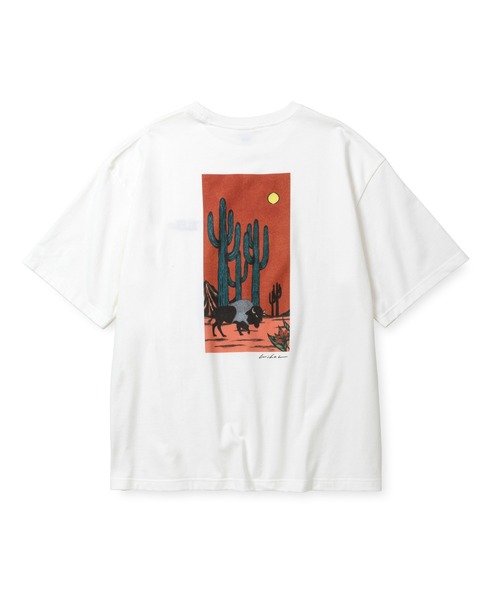 CALEE（キャリー）の「× MIHO MURAKAMI DROP SHOULDER PRINT TEE（Tシャツ/カットソー・メンズ・ホワイト系その他/ホワイト系その他2/ホワイト系その他3・X-LARGE/LARGE/MEDIUM/SMALL）」の5枚目の写真