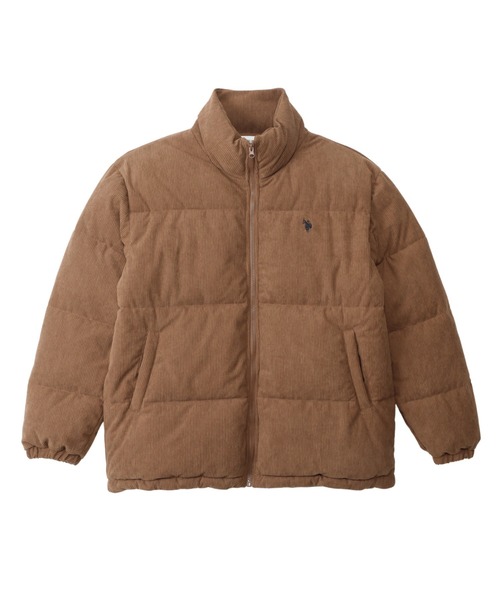 U.S. POLO ASSN.(ユーエスポロアッスン)の「U.S. POLO ASSN コーデュロイ 中綿 ジャケット(ダウンジャケット/コート・レディース・ブラック/カーキ/オフホワイト/ブラウン・M/S)」の6枚目の写真