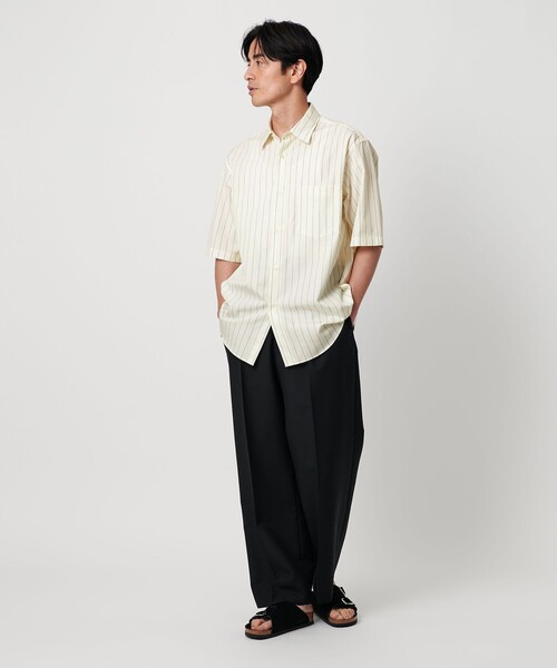 BEAUTY&YOUTH UNITED ARROWS（ビューティーアンドユースユナイテッドアローズ）の「HI-LINE 120/2 ブロード レギュラーカラー シャツ（シャツ/ブラウス・メンズ・コバルトブルー/ネイビー/ライトピンク/オフホワイト・S/XL/L/M）」の6枚目の写真