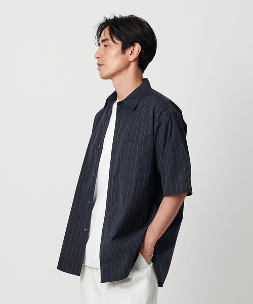 BEAUTY&YOUTH UNITED ARROWS（ビューティーアンドユースユナイテッドアローズ）の「HI-LINE 120/2 ブロード レギュラーカラー シャツ（シャツ/ブラウス・メンズ・コバルトブルー/ネイビー/ライトピンク/オフホワイト・S/XL/L/M）」の9枚目の写真