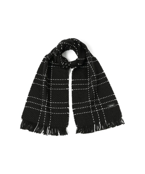 BEAMS（ビームス）の「ステッチ マフラー（マフラー・メンズ・グレー/ブラック・ONE SIZE）」の2枚目の写真