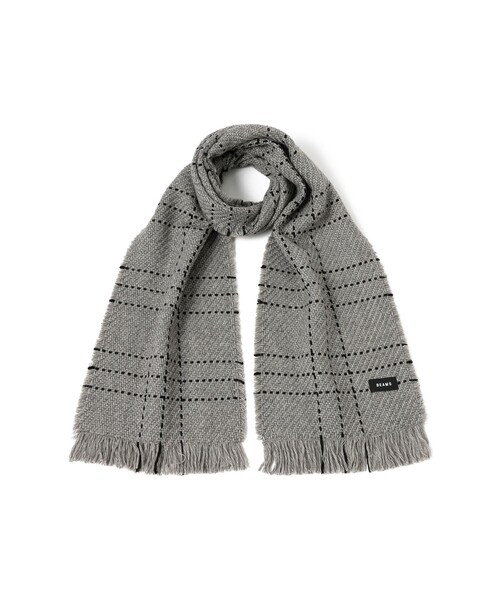 BEAMS（ビームス）の「ステッチ マフラー（マフラー・メンズ・グレー/ブラック・ONE SIZE）」の3枚目の写真