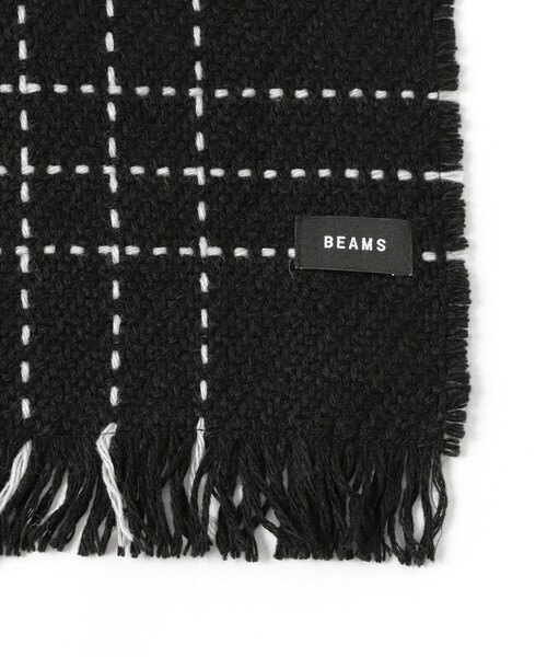 BEAMS（ビームス）の「ステッチ マフラー（マフラー・メンズ・グレー/ブラック・ONE SIZE）」の9枚目の写真