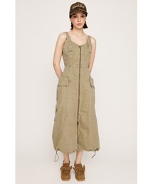 SLY（スライ）の「FRONT ZIP POCKET OP フロントジップ ポケット ワンピース 夏服（ワンピース・レディース）」