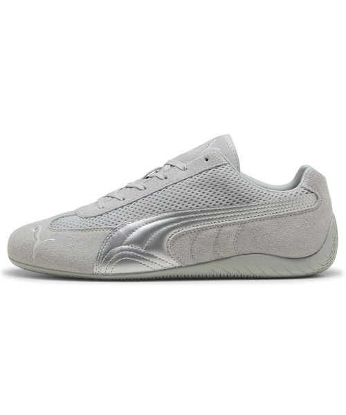 PUMA(プーマ)の「PUMA/プーマ レディース スニーカー 韓国 シルバー SPEEDCAT PREMIUM スピードキャット 403902(スニーカー・レディース・ライトグレー/アイボリー/ピンク・25.0cm/24.5cm/24.0cm/23.5cm/23.0cm)」の4枚目の写真