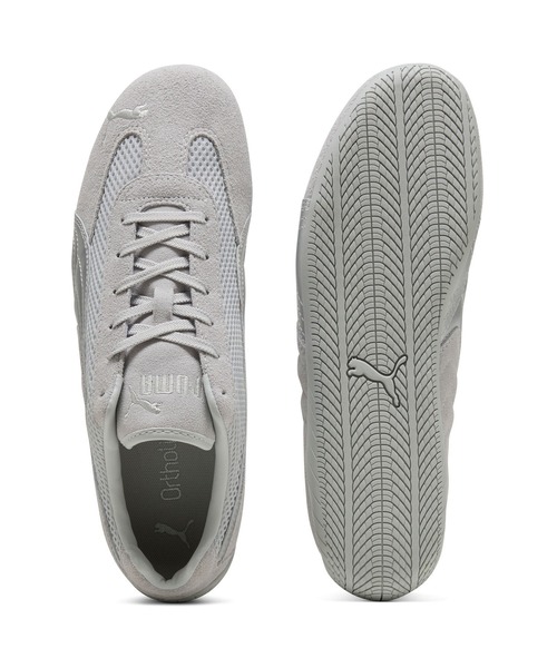 PUMA(プーマ)の「PUMA/プーマ レディース スニーカー 韓国 シルバー SPEEDCAT PREMIUM スピードキャット 403902(スニーカー・レディース・ライトグレー/アイボリー/ピンク・25.0cm/24.5cm/24.0cm/23.5cm/23.0cm)」の6枚目の写真