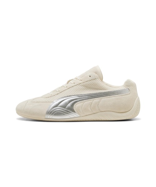 PUMA(プーマ)の「PUMA/プーマ レディース スニーカー 韓国 シルバー SPEEDCAT PREMIUM スピードキャット 403902(スニーカー・レディース・ライトグレー/アイボリー/ピンク・25.0cm/24.5cm/24.0cm/23.5cm/23.0cm)」の9枚目の写真