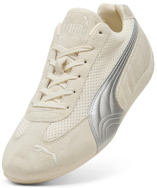 PUMA(プーマ)の「PUMA/プーマ レディース スニーカー 韓国 シルバー SPEEDCAT PREMIUM スピードキャット 403902(スニーカー・レディース・ライトグレー/アイボリー/ピンク・25.0cm/24.5cm/24.0cm/23.5cm/23.0cm)」の12枚目の写真