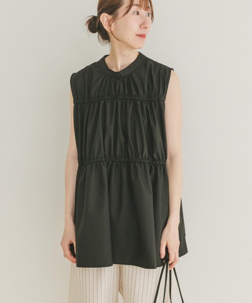 ITEMS URBANRESEARCH（アイテムズ アーバンリサーチ）の「バックリボンティアードブラウス（シャツ/ブラウス・レディース・ラベンダー/ホワイト/ブラック・FREE）」の10枚目の写真