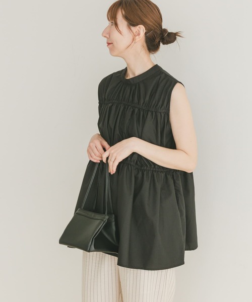 ITEMS URBANRESEARCH（アイテムズ アーバンリサーチ）の「バックリボンティアードブラウス（シャツ/ブラウス・レディース・ラベンダー/ホワイト/ブラック・FREE）」の11枚目の写真