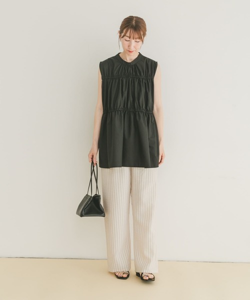 ITEMS URBANRESEARCH（アイテムズ アーバンリサーチ）の「バックリボンティアードブラウス（シャツ/ブラウス・レディース・ラベンダー/ホワイト/ブラック・FREE）」の12枚目の写真