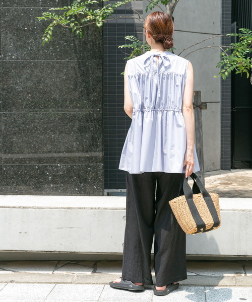 セール】バックリボンティアードブラウス（シャツ/ブラウス）｜ITEMS