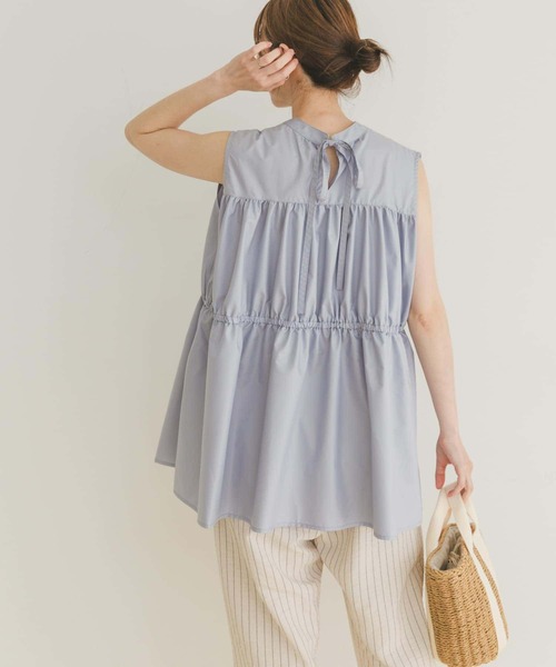 ITEMS URBANRESEARCH（アイテムズ アーバンリサーチ）の「バックリボンティアードブラウス（シャツ/ブラウス・レディース・ラベンダー/ホワイト/ブラック・FREE）」の19枚目の写真