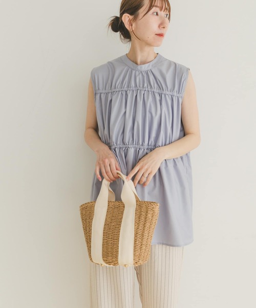 ITEMS URBANRESEARCH（アイテムズ アーバンリサーチ）の「バックリボンティアードブラウス（シャツ/ブラウス・レディース・ラベンダー/ホワイト/ブラック・FREE）」の20枚目の写真