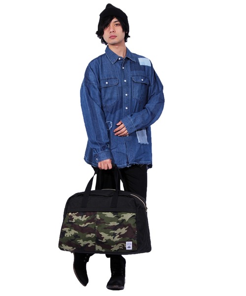 ８(eight)（エイト）の「ボストンバッグ（ボストンバッグ・メンズ・ブラック/ネイビー/グレー・FREE）」の7枚目の写真