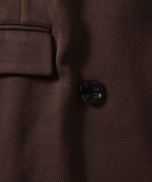 DRESSLAVE(ドレスレイブ)の「B7 / soft kersey big jacket(ソフトカルゼビッグジャケット)(テーラードジャケット・レディース・ブラウン/ブラック・38)」の6枚目の写真