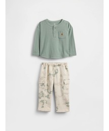 GAP（ギャップ）の「ポケット ヘンリーネック コーデセット (ベビー)（セットアップ・キッズ）」