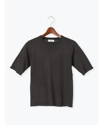 【抗菌防臭】ハーフスリーブニット