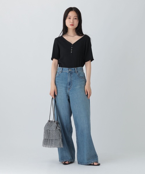 LEPSIM(レプシィム)の「アソートフリルバッグ 579049(ショルダーバッグ・レディース・シルバー/ブラック/ブラック系その他・ONE SIZE)」の19枚目の写真