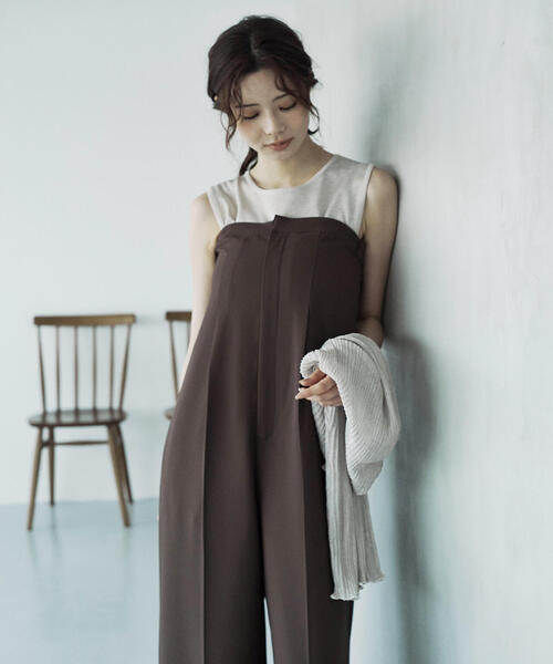 PROPORTION BODY DRESSING（プロポーションボディドレッシング）の「シアーリブニットアンサンブル / 1215270704（アンサンブル・レディース・ホワイト/グレー/ベージュ・FREE）」の20枚目の写真