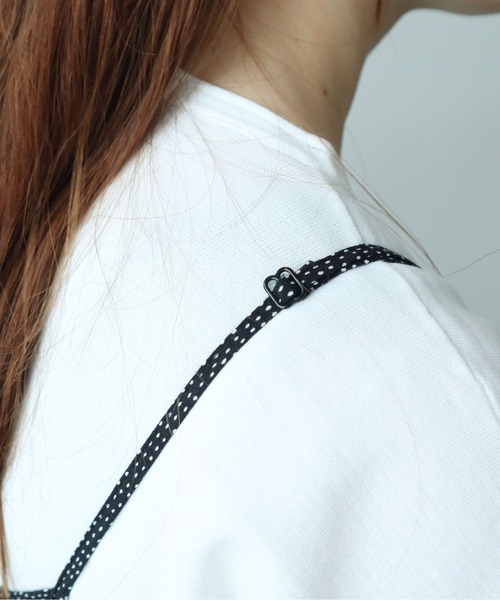 yuni(ユニ )の「dot print jumper スカート(ジャンパースカート・レディース・ブラック系その他4/ブラック系その他3/ブラック系その他2・FREE)」の18枚目の写真