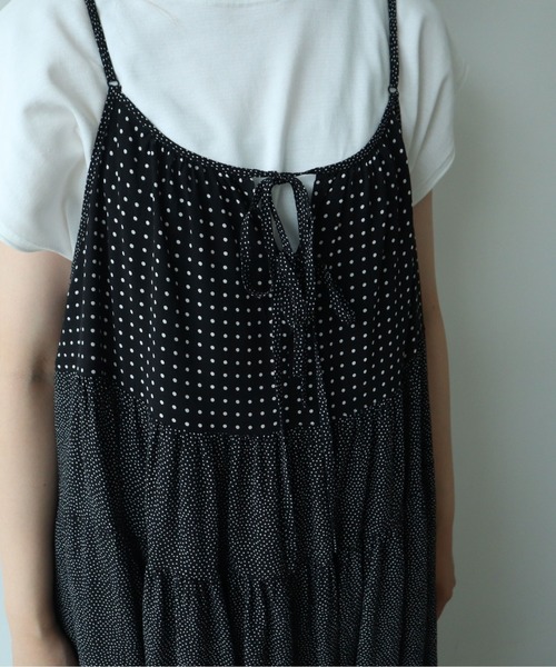 yuni(ユニ )の「dot print jumper スカート(ジャンパースカート・レディース・ブラック系その他4/ブラック系その他3/ブラック系その他2・FREE)」の16枚目の写真