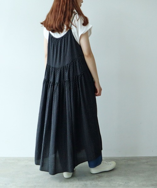 yuni(ユニ )の「dot print jumper スカート(ジャンパースカート・レディース・ブラック系その他4/ブラック系その他3/ブラック系その他2・FREE)」の10枚目の写真