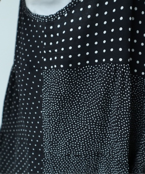 yuni(ユニ )の「dot print jumper スカート(ジャンパースカート・レディース・ブラック系その他4/ブラック系その他3/ブラック系その他2・FREE)」の20枚目の写真