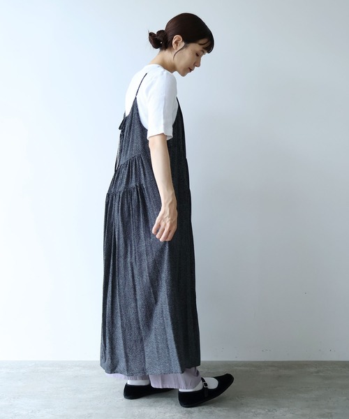 yuni(ユニ )の「dot print jumper スカート(ジャンパースカート・レディース・ブラック系その他4・FREE)」の8枚目の写真