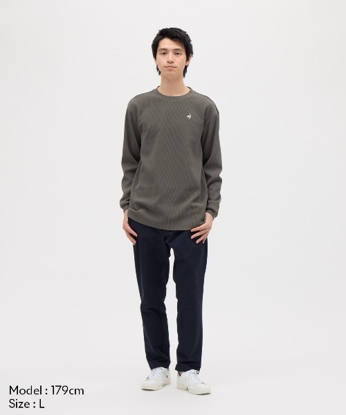 le coq sportif(ルコックスポルティフ)の「エアスタイリッシュパンツ ヒートナビ前開き(その他パンツ・メンズ・ブラック/カーキ/ネイビー・S/XL/L/M/XXL)」の16枚目の写真