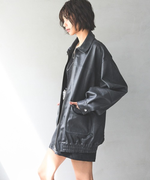 セール】WZIPヴィンテージレザーブルゾン【スエードorレザー2