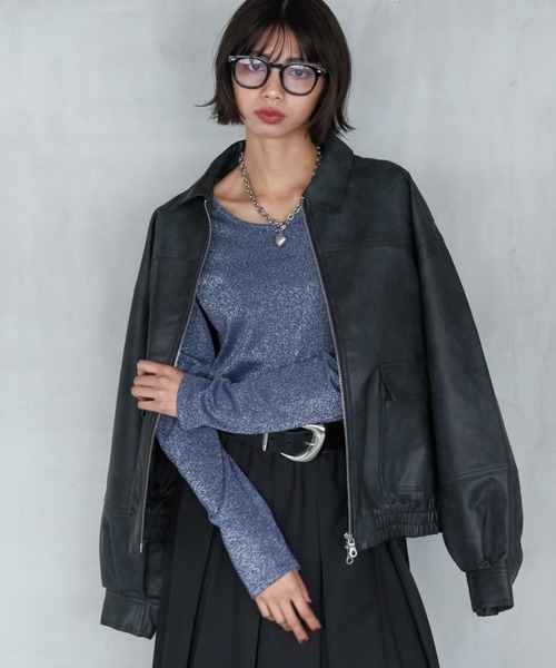 セール】WZIPヴィンテージレザーブルゾン【スエードorレザー2