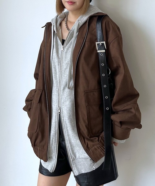 セール】WZIPヴィンテージレザーブルゾン【スエードorレザー2タイプ