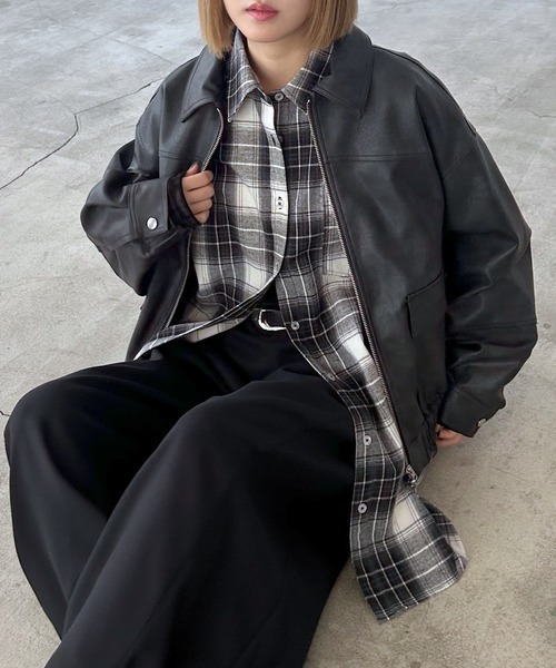 セール】WZIPヴィンテージレザーブルゾン【スエードorレザー2タイプ