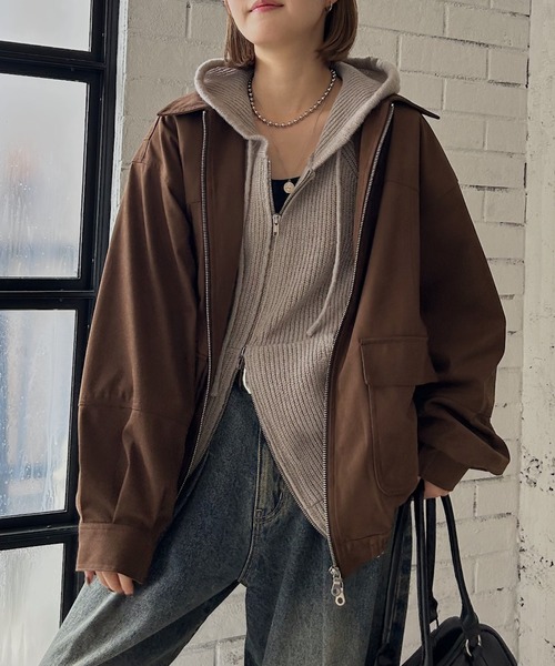 セール】WZIPヴィンテージレザーブルゾン【スエードorレザー2タイプ