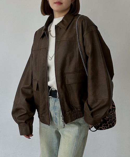 セール】WZIPヴィンテージレザーブルゾン【スエードorレザー2タイプ