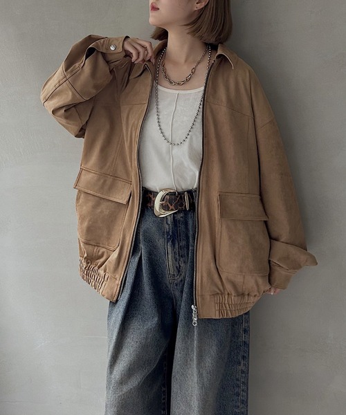 PAGEBOY（ページボーイ）の「WZIPヴィンテージレザーブルゾン