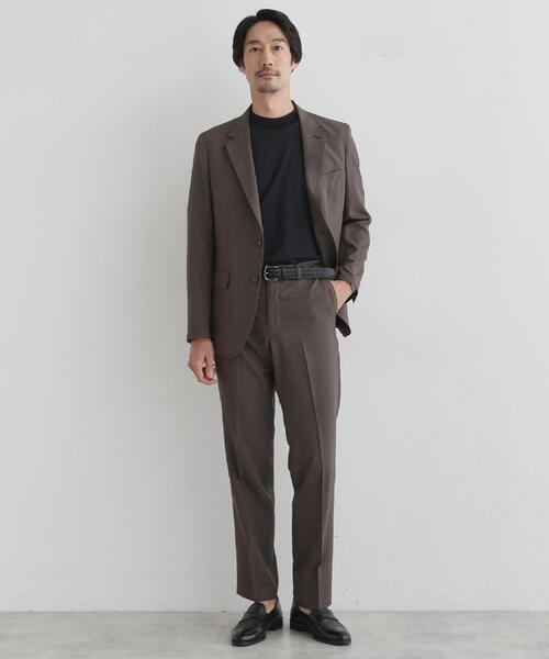 TAKEO KIKUCHI(タケオキクチ)の「【COOL CITY WEAR】アーバンクール パンツ /接触冷感・吸水速乾(スラックス・メンズ・ダークブラウン/サンドベージュ/ネイビー・02/03/04)」の12枚目の写真