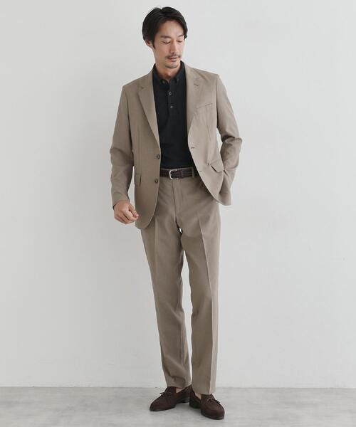 TAKEO KIKUCHI(タケオキクチ)の「【COOL CITY WEAR】アーバンクール パンツ /接触冷感・吸水速乾(スラックス・メンズ・ダークブラウン/サンドベージュ/ネイビー・02/03/04)」の18枚目の写真