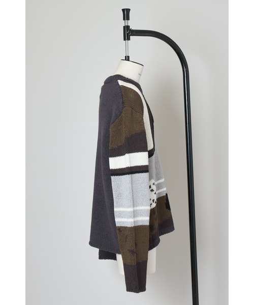 SHINYAKOZUKA(シンヤコヅカ)の「HAMMERSHOI PIC.3(ニット/セーター・メンズ・グレー系その他・MEDIUM)」の2枚目の写真