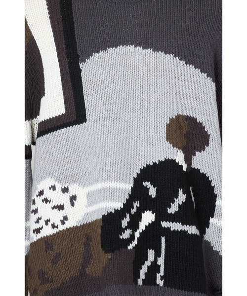 SHINYAKOZUKA(シンヤコヅカ)の「HAMMERSHOI PIC.3(ニット/セーター・メンズ・グレー系その他・MEDIUM)」の3枚目の写真